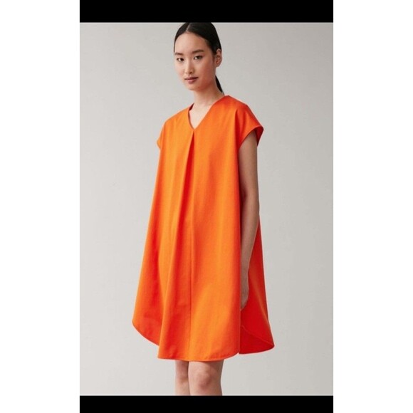 COS Dresses & Skirts - Cos Orange Loose Fitring Dress Size S Fits M  Excellent Condition a